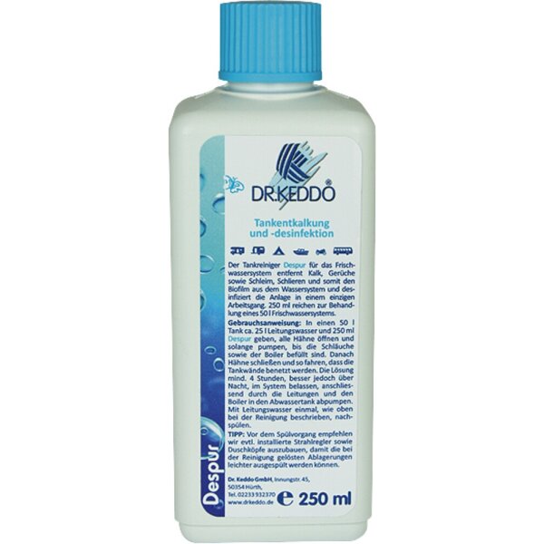 DR.KEDDO Despur Tankentkalkung und -desinfektion