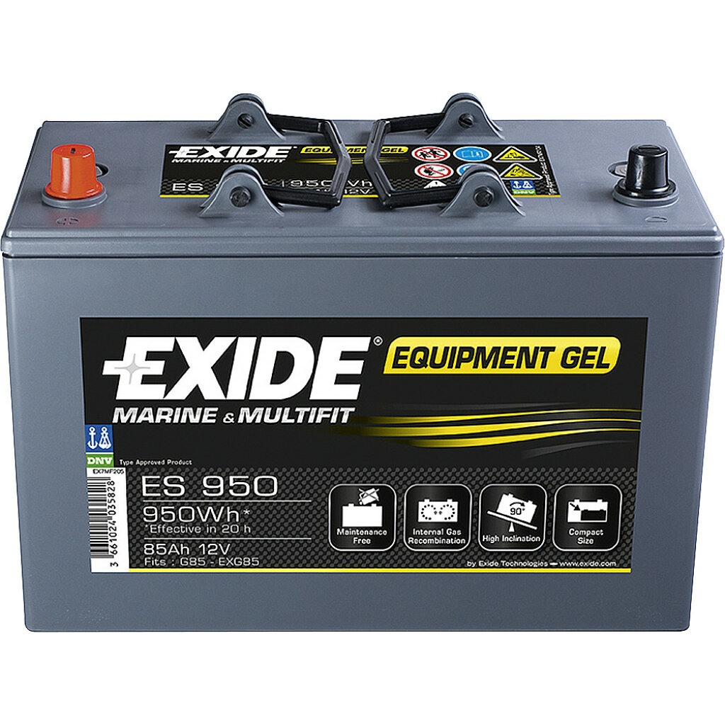 EXIDE Batterie Exide Equipment Gel ES 650