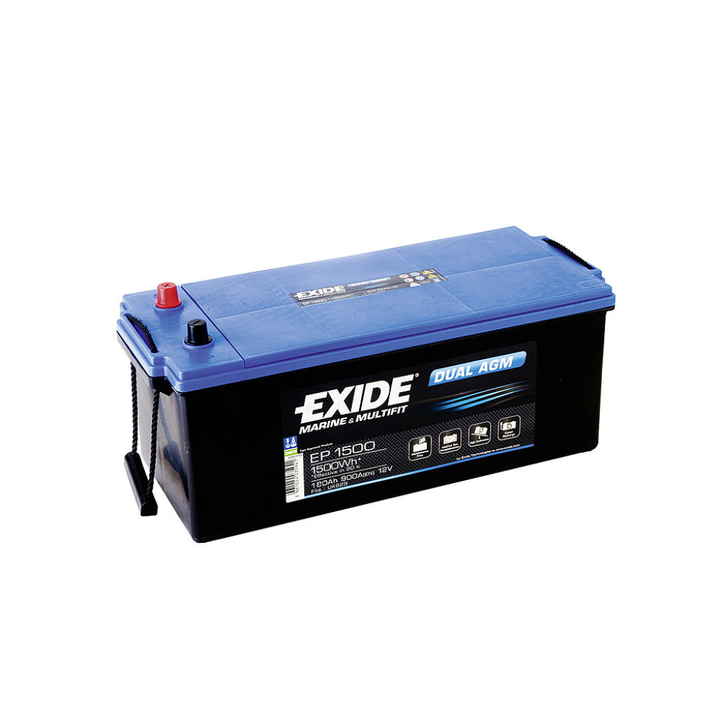 EXIDE Batterie EXIDE Dual AGM EP 1500 180 Ah _K20_