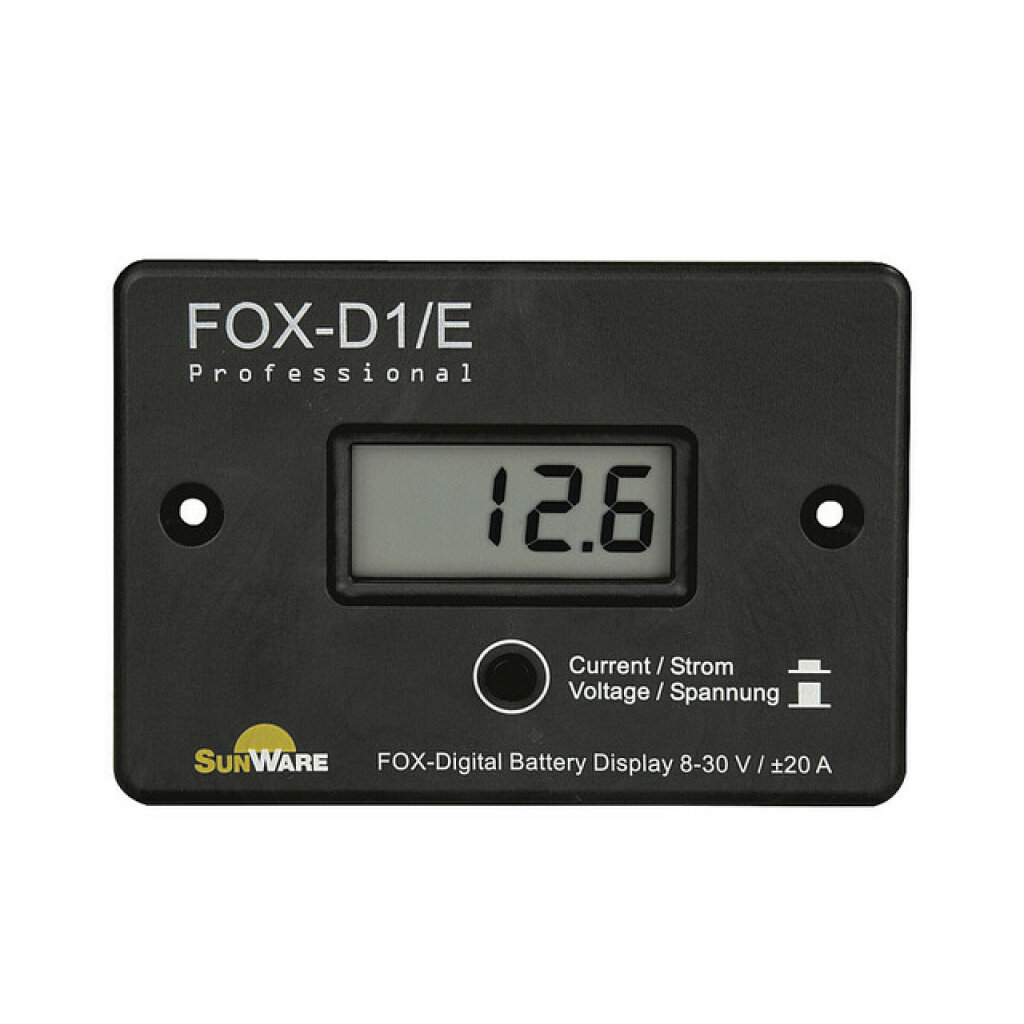 Phaesun Solar-Anzeigepanel Sunware FOX-D1/E LCD