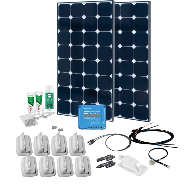 Phaesun Solaranlage SPR Caravan Kit Solar Peak MPPT SMS15 240 W / 12 V
